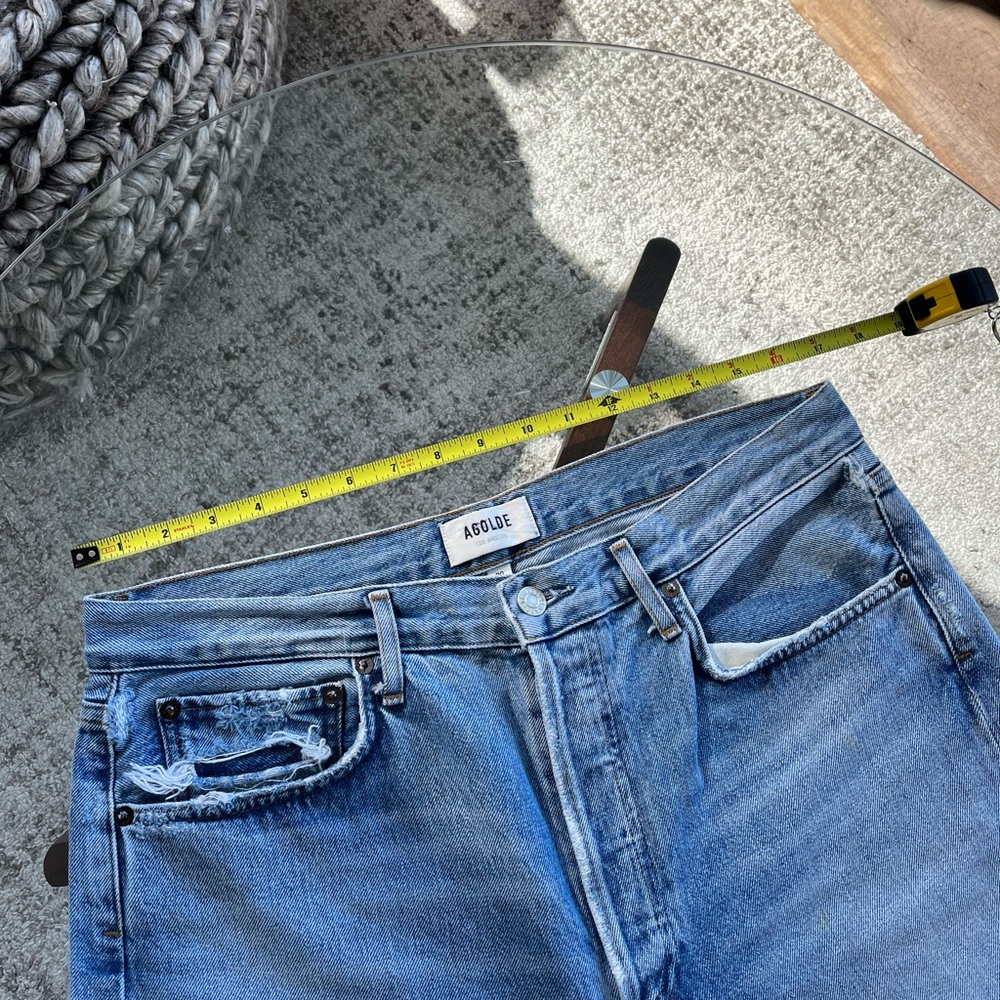 Agolde RARE 90's Mid Rise Loose Fit in Captured Sz 25, 30 Straight Leg Sz 25 - Picture 10 of 16